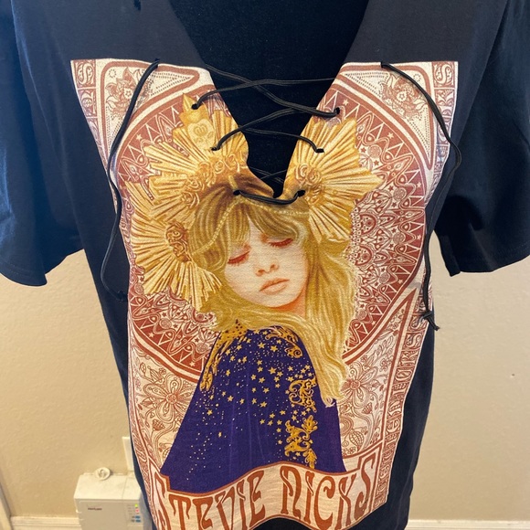 Stevie Nicks Recustomized Tee Shirt - Picture 2 of 4